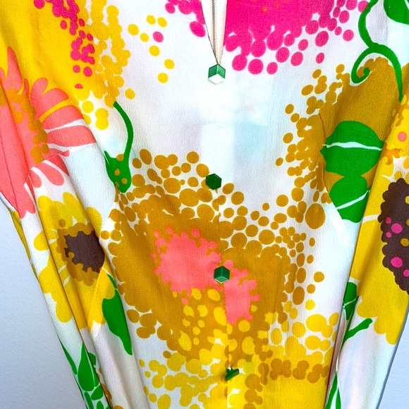 Vintage 1970’s Maxi Dress Size 6-8 - Picture 4 of 4